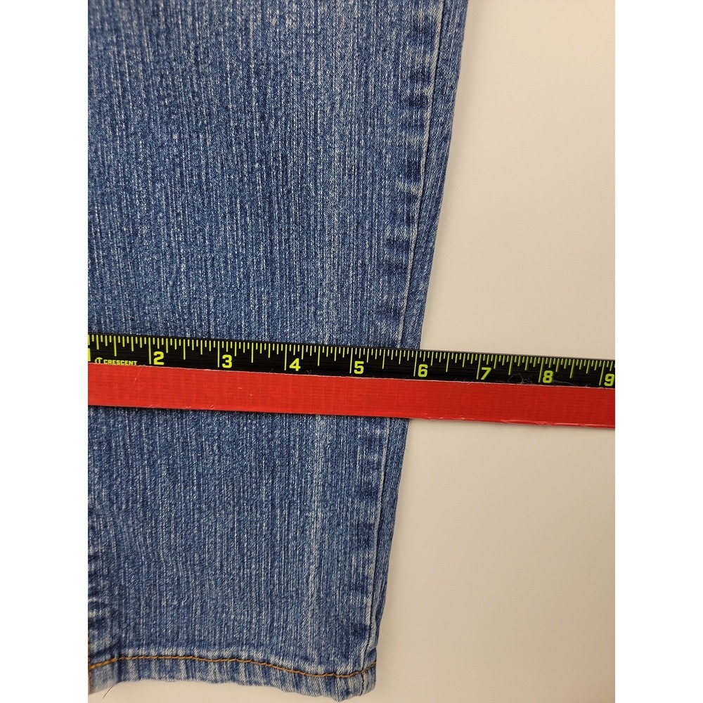 ABM Jeans Womens Size 9 Skinny Denim Jeans Medium Wash Stretch Low Rise 32x31 - Picture 14 of 14